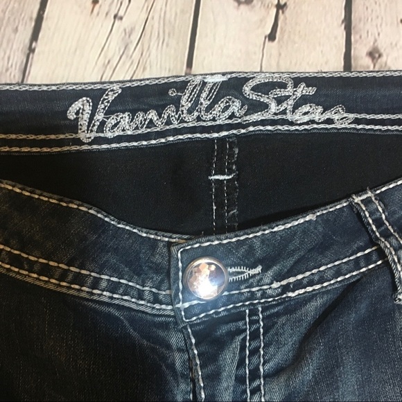 Vanilla Star white wash light weight skinny denim jeans - Picture 5 of 9
